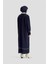 Fularlı Triko Elbise 25KTD955 Lacivert 5