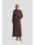 Elbise 25KD1912 Kahverengi 2