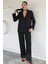 Kadın Iç Astarlı Blazer Ceket Pantolon Ikili Takım P-00019236 1