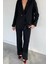 Kadın Iç Astarlı Blazer Ceket Pantolon Ikili Takım P-00019236 3