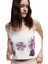 Pamuklu Çiçekli Kolsuz Askılı Pullu Payetli Crop Bluz 1