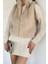 Kadın Iç Astarlı Ön Fermuarlı Peluş Yelek P-00019200 1