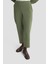 Straight Örme Pantolon 25KT2626 Haki 2