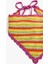 Kroşe Renkli Çizgili Üçgen Bandana 3