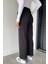 Kadın Bel Lastikli Kendinden Desenli Pantolon P-00019079 3