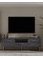 1330DROPCT-128 Tv Sehpası Antrasit-Gümüş 1