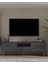 1330DROPCT-128 Tv Sehpası Antrasit-Altın 1