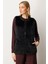 Kadın Kürk Kombinli Triko Yelek Siyah 20218 1