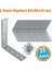 Mobilya Dolap Duvar Sabitleme Metal Köşebent 20X80X80 mm Bağlantı Aparatı L Demiri Gönye 25 Adet 1