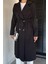 Bel Büzgülü Kuşaklı Kadın Trençkot P-00018732 3