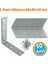 (50 Adet) Mobilya Dolap Duvar Sabitleme Metal Köşebent 20X80X80 mm Bağlantı Aparatı L Demiri Gönye 1