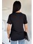 Kadın Yaka Detaylı Yan Yırtmaçlı T-Shirt P-00004102 4