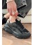 ZRİN-149 Siyah Platin Bağcıklı Fileli Günlük Premium Kadın Sneaker 1