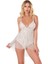 Arias Closet Ekru Jakarlı Bodysuit Gecelik 1