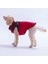 Kırmızı Elgin Paws Ekose Desen Yelek Köpek Yeleği Köpek Kıyafeti Köpek Yağmurluk 4