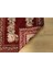 Kınay Bordo Jakarlı Dokuma Goblen Dekoratif Astarsız Saçaksız Şönilli Seccade 70*115 2