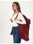 Kadın Bordo Oversize Mont 50309064-VR014 4