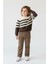 Çizgili Triko Kazak Pantolon Takım 4