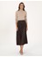 Kadın Kahverengi A Kesim Dokuma Etek 50315695-VR029 1