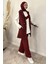 Kapüşonlu Yelek Tunik Pantolon Tesettür Üç Lü Takım P-00019144 1
