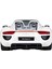 Sunman Rastar 70710 Kumandalı Araba Porsche 918 Spyder Weissach F/f R/c 2.4ghz Işıklı 1:14 6+ 6