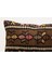 El Yapımı Kilimden Yapılmış Vintage Kırlent Kılıfı, Yün, 30X50 cm 2
