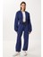 Fermuarlı Şardonlu Örme Alt-Üst Takım LDM0018 Lacivert 3