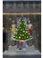 Yılbaşına Özel Kapı Için Çam Ağacı Yılbaşı Süslemesi Cam Vitrin Stickerı 40X50CM 5