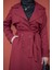 Rodi Uzun Astarlı Trençkot-Bordo 2