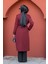 Rodi Uzun Astarlı Trençkot-Bordo 3