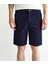 Erkek Lacivert Slim Fit Şort 4