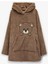 Ayıcık Işlemeli Uzun Kollu Kapüşonlu Oversize Peluş Sabahlık 1