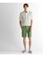 Erkek Yeşil Slim Fit Şort 1