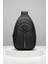 Unisex Su Geçirmez Krinkıl Kumaşlı Fermuarlı 3 Bölmeli Çapraz Body Bag Vücut 1