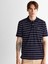 Erkek Lacivert Regular Fit Çizgili Polo 4