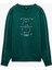 Bisiklet Yaka Uzun Kollu Baskılı Sweatshirt 1