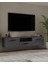 1331DROPCT-128 Duvara Montaj Tv Sehpası ANTRASİT-SİYAH 6