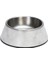 Drnds Beeztees Dbl Köpek Mama Su Kabı, Mat Paslanmaz Çelik, Beyaz Mermer Görünümlü, 14CM, 160ML 1
