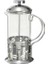 Kahve Desenli French Press 350 ml | Isıya Dayanıklı Cam & Çelik Filtre 2