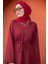 Royal Pufy Dalgıç Relax Elbise-Bordo 2