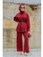Sims Kemerli Pufy Dalgıç Takım-Bordo 3