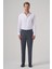Erkek Lacivert Poliviskon Trend Desenli Dynamic Fit Pantolon 4