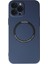 MYT09 iPhone 12 Pro Kılıf Jack Magneticsafe Lens Silikon - Lacivert 1