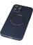 MYT09 iPhone 12 Pro Kılıf Jack Magneticsafe Lens Silikon - Lacivert 5