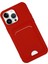 MYT09 iPhone 14 Pro Kılıf Kelvin Kartvizitli Silikon - Kırmızı 2