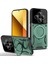 MYT09 Xiaomi Redmi 14C Kılıf Joy Lens Standlı Kapak - Koyu Yeşil 1