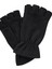 Siyah Unisex Parmaksız Kesik Yarım Parmak Kışlık Polar Eldiven PKR342567 2