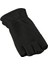 Siyah Unisex Parmaksız Kesik Yarım Parmak Kışlık Polar Eldiven PKR342567 3
