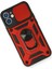 MYT09 iPhone 11 Kılıf Pars Lens Yüzüklü Silikon - Kırmızı 3