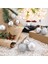 12'li Gümüş Yılbaşı Topu, Çam Ağacı Süsleri, 5 Cm, Noel Dekorasyonu 1